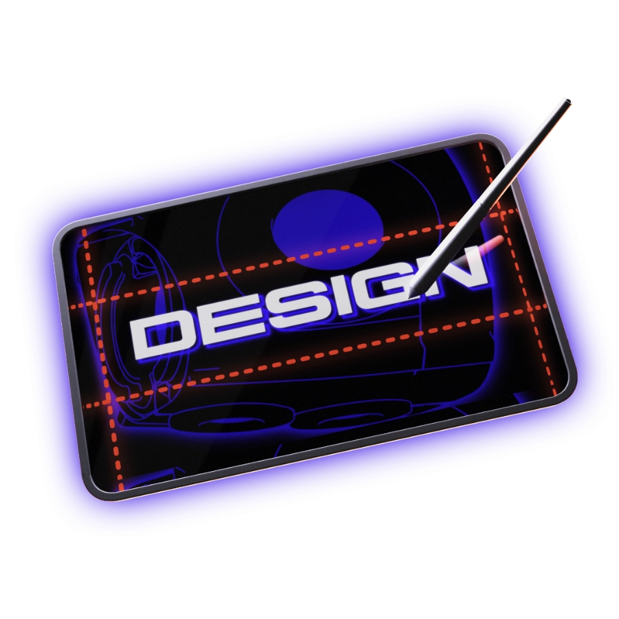 image of a graphics tablet and pen
